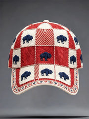 Unisex Football Lover Bulls Buffalo Art Printed Hat