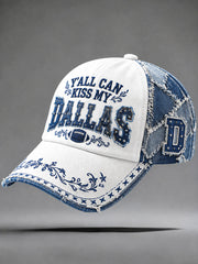 Game Day Football Print Casual Unisex Hat