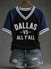 Women's Game Day Football Casual T-Shirt
