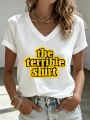 Women's Pittsburgh Football Short-sleeved T-shirt