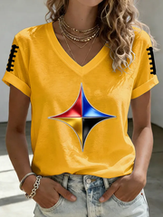 Women's Pittsburgh Football Short-sleeved T-shirt