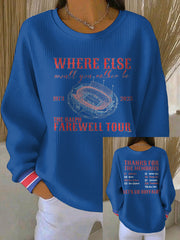 Women's Buffalo Football Lover Printed Sweatshirt