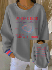 Women's Buffalo Football Lover Printed Sweatshirt