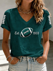 Women's Philly Football Short-sleeved T-shirt
