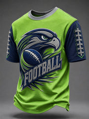 Men's Football Gameday Gift For Football Fans Casual Tee