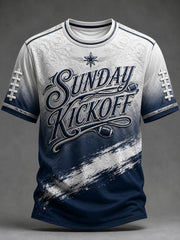 Men's Football SUNDAY KICKOFF Printed T-shirt