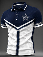 Men's Dallas Cowboys Football Print Casual Top