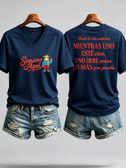 Women's Puerto Rico Printed short-sleeved T-shirt