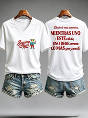 Women's Puerto Rico Printed short-sleeved T-shirt