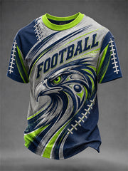 Men's Football Gameday Gift For Football Fans Casual Tee