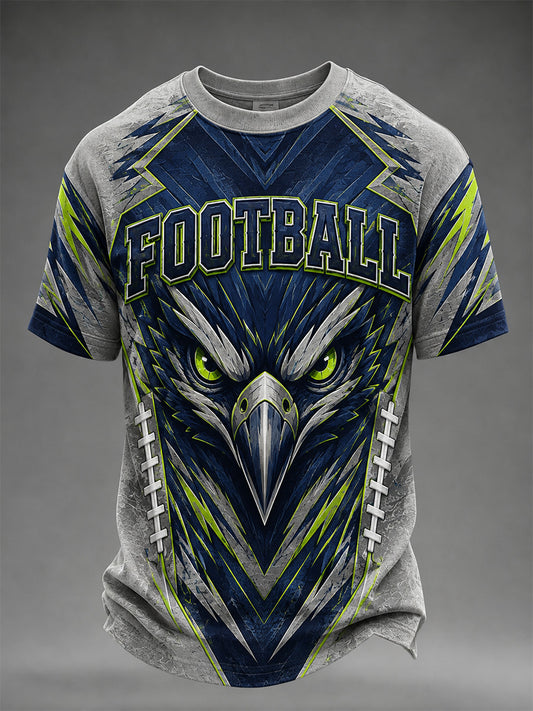 Men's Football Gameday Gift For Football Fans Casual Tee