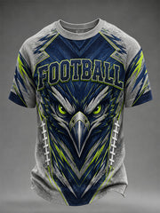 Men's Football Gameday Gift For Football Fans Casual Tee