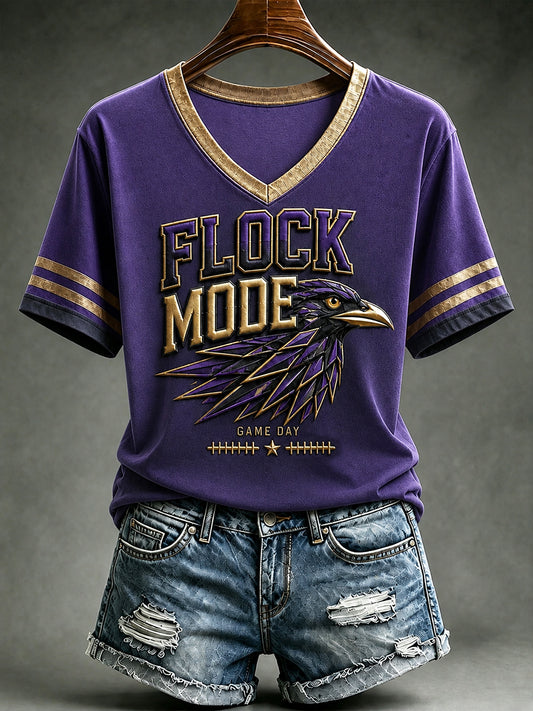 Women's Baltimore Football Fan T-shirt