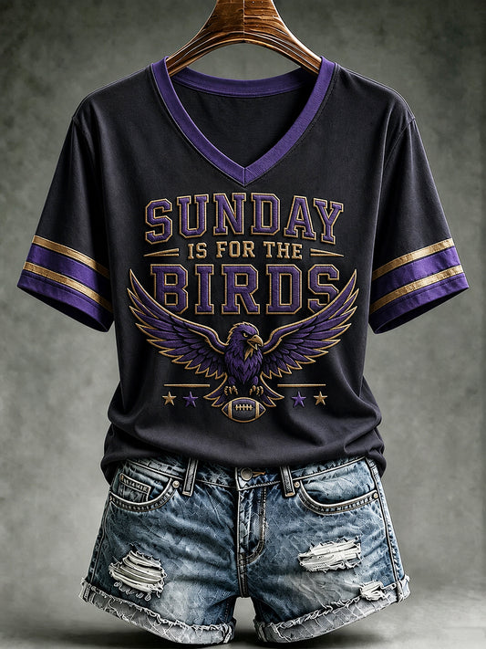 Women's Baltimore Football Fan T-shirt