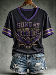Women's Baltimore Football Fan T-shirt