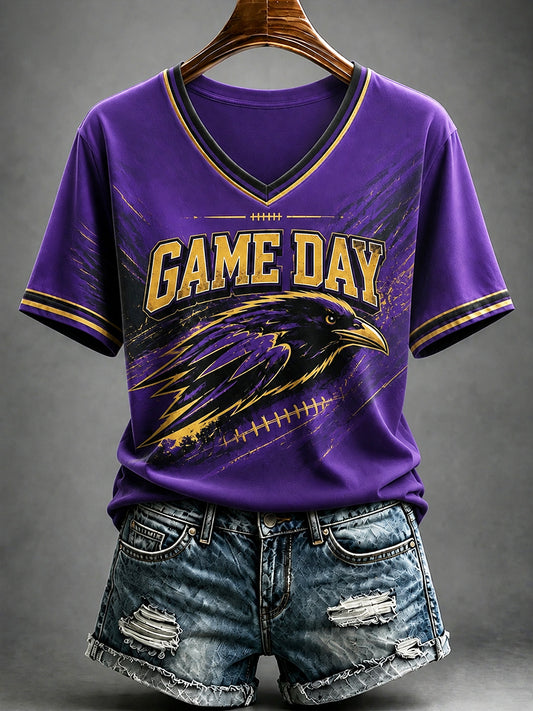 Women's Baltimore Football Fan T-shirt