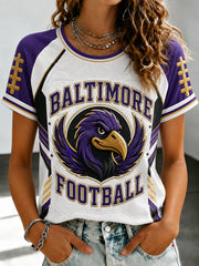 Women's Baltimore Football Fan T-shirt