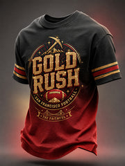Men's Football Gameday Gift For Football Fans Casual Tee
