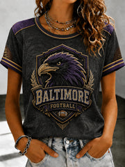 Women's Baltimore Football Fan T-shirt