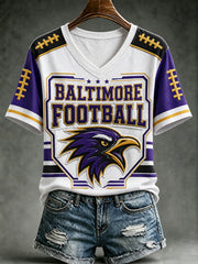 Women's Baltimore Football Fan T-shirt