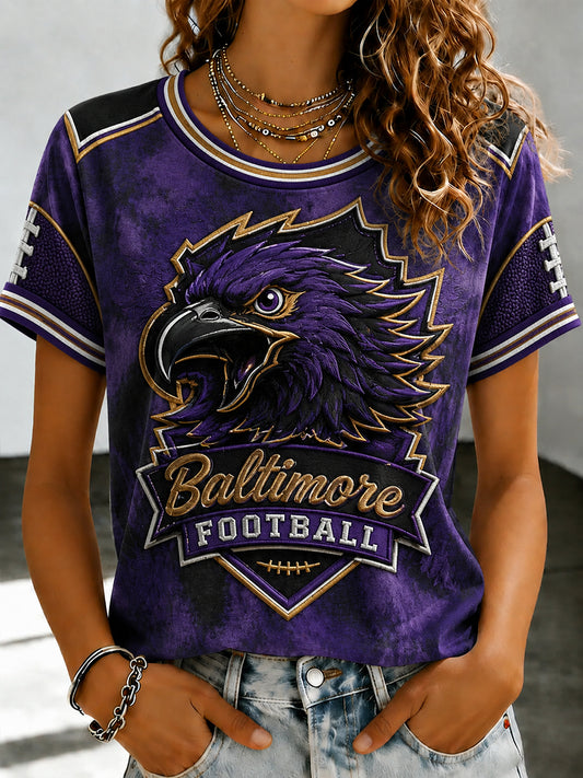 Women's Baltimore Football Fan T-shirt