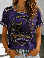 Women's Baltimore Football Fan T-shirt
