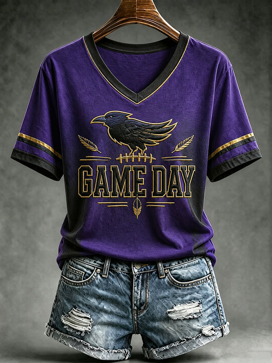 Women's Baltimore Football Fan T-shirt