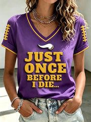Women's Just Once Before I Die Short-sleeved T-shirt