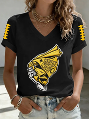 Women's Football Short-sleeved T-shirt
