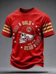 Men's Football Lover San Francisco Faithful Art Printed T-shirt