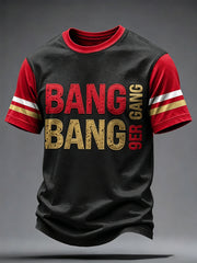 Men's Football Lover San Francisco Faithful Art Printed T-shirt