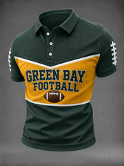 Men's Football Green Bay Printed Shirt