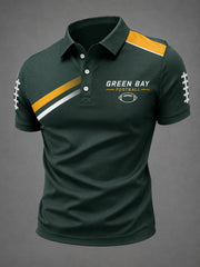 Men's Football Green Bay Printed Shirt