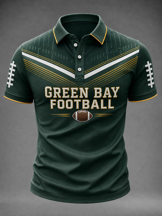 Men's Football Green Bay Printed Shirt