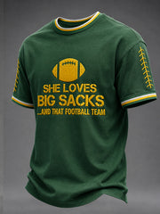 Men's Football Printed T-shirt