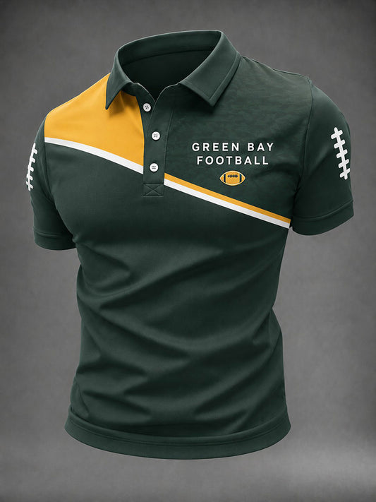 Men's Football Green Bay Printed Shirt
