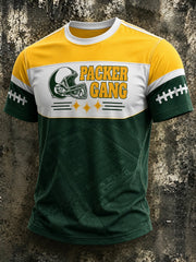 Men's Football Green Bay Printed T-shirt