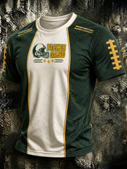 Men's Football Green Bay Printed T-shirt