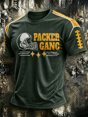 Men's Football Green Bay Printed T-shirt