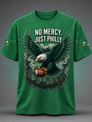 Men's No Mercy.Just Philly Football Gameday Gift For Football Fans Casual Tee