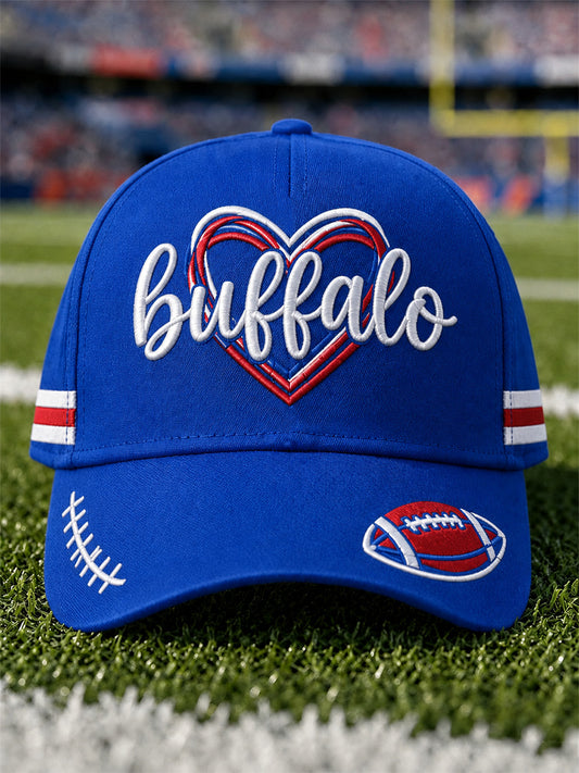Unisex Football Lover Buffalo Print Hat