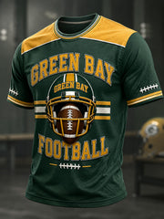 Men's Green Bay Football Printed T-shirt