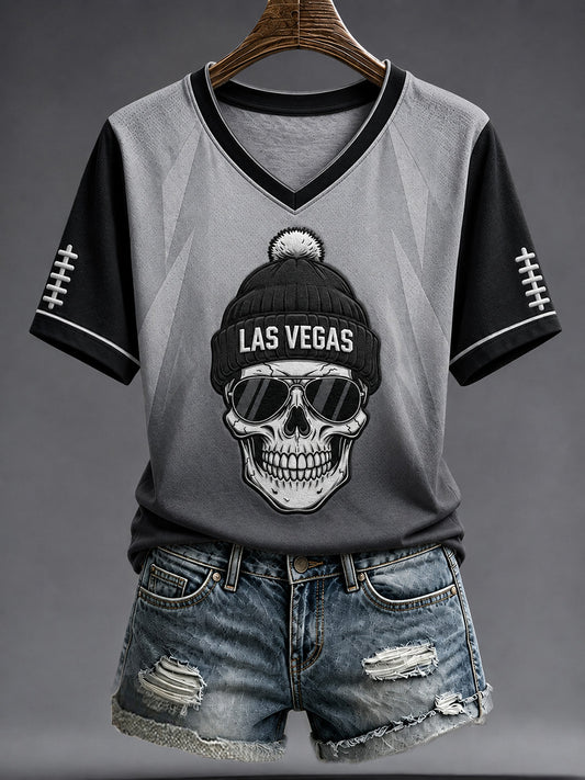 Women's Las Vegas Football Fan Print T-shirt