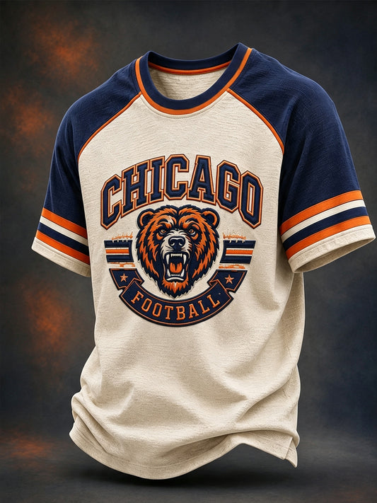 Men's Football Gameday Gift For Football Fans Casual Tee