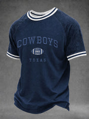 Men's Game Day Football Print Casual T-Shirt