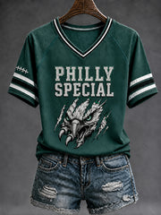 Women's Football Gameday Gift For Football Fans Short Sleeve T-shirt