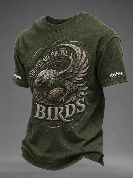Men's Football Printed T-shirt