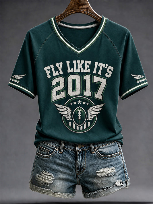 Women's Football Gameday Gift For Football Fans Short Sleeve T-shirt
