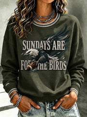 Women's Football Printed Sweatshirt