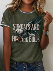 Women's Football Printed T-shirt